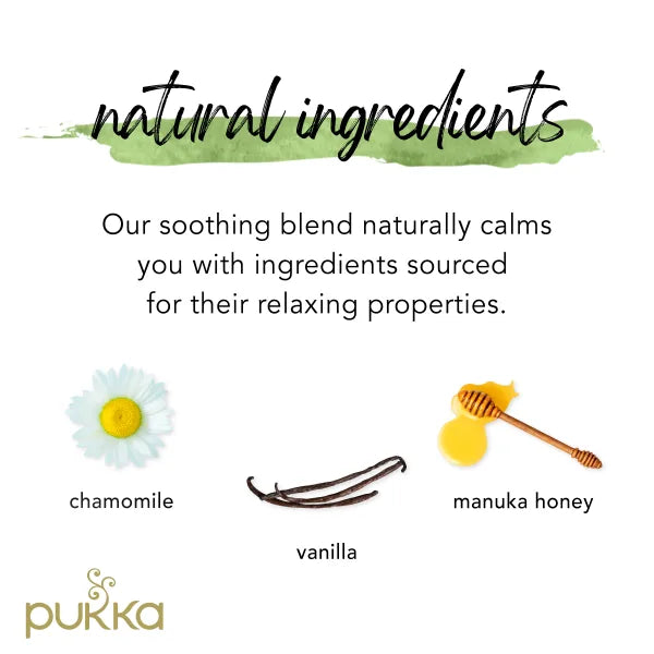 Pukka Tea Chamomile, Vanilla & Manuka Honey Envelopes 20's