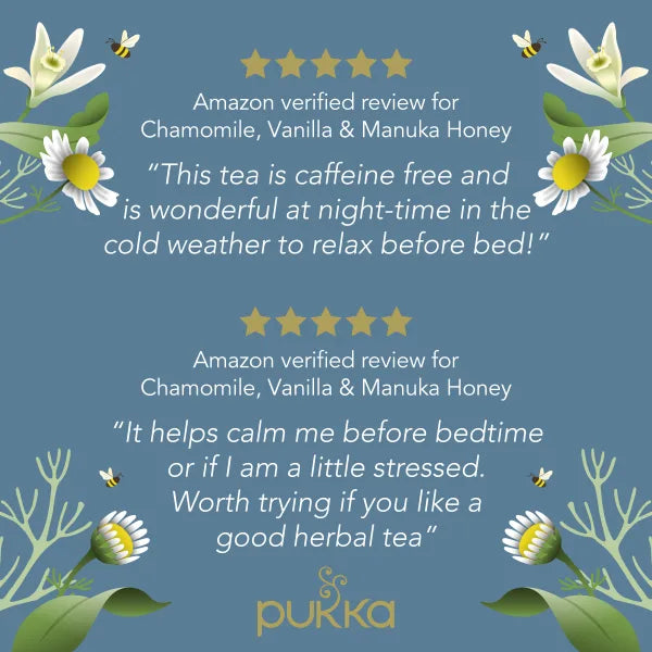 Pukka Tea Chamomile, Vanilla & Manuka Honey Envelopes 20's