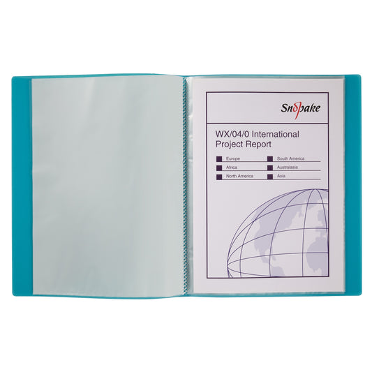 Snopake A4 Display Book 24 Pocket Electra Assorted Colours (Pack 10) - 12219 - NWT FM SOLUTIONS - YOUR CATERING WHOLESALER