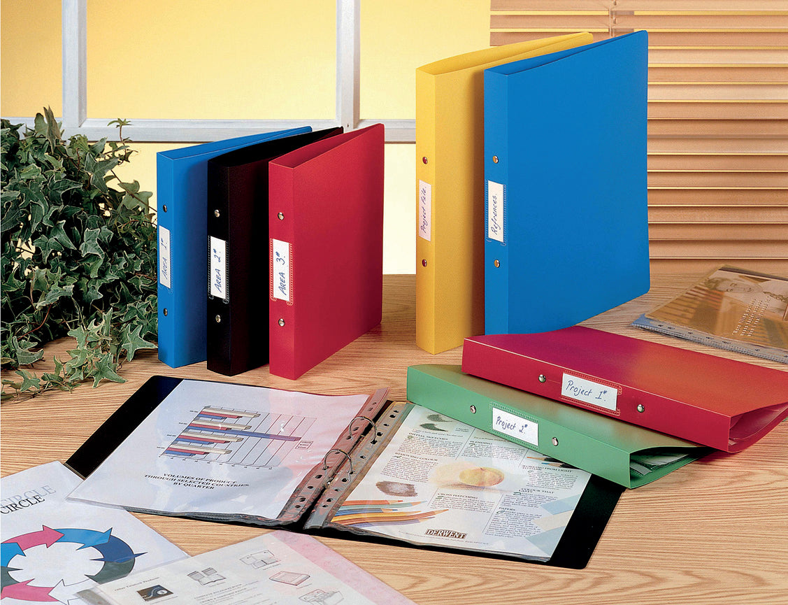 Rexel Budget Ring Binder Polypropylene 2 O-Ring A4 25mm Rings Blue (Pack 10) - 13422BU