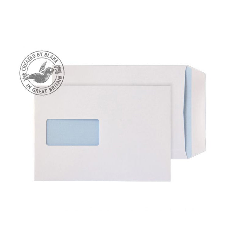 Purely Everyday C5 White Windowed Press Seal Envelopes 500's - NWT FM SOLUTIONS - YOUR CATERING WHOLESALER