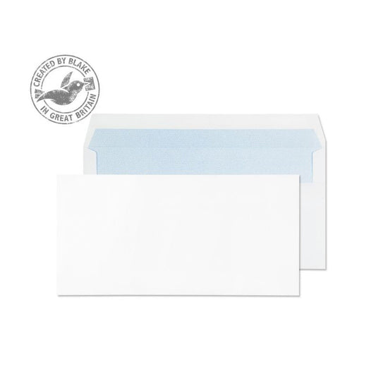 Purely Everyday DL White Press Seal Envelopes 1000's - NWT FM SOLUTIONS - YOUR CATERING WHOLESALER