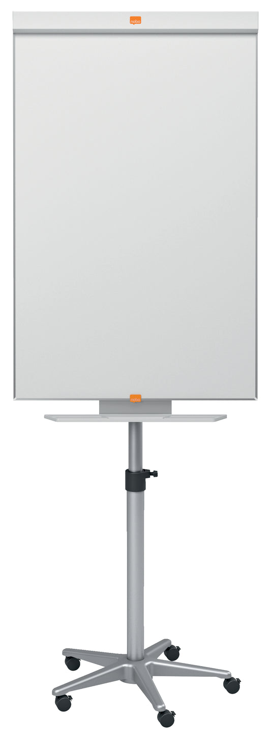 Nobo Barracuda Mobile Flipchart Easel Magnetic 745x690mm Grey 1902386 - NWT FM SOLUTIONS - YOUR CATERING WHOLESALER