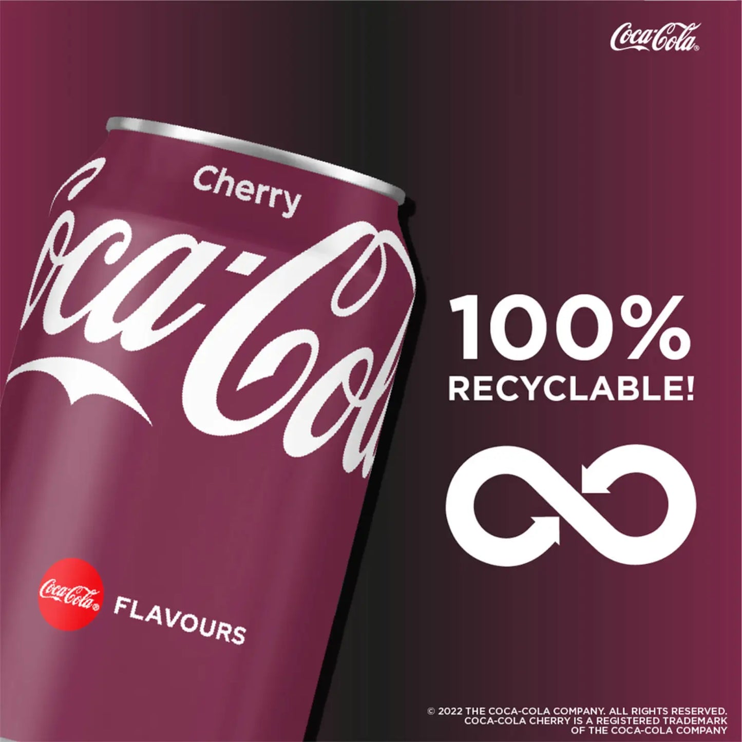 Cherry Coke Cans 24x330ml | GMO & Gluten Free