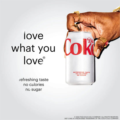 Diet Coke Soft Drink 24x330ml Cans