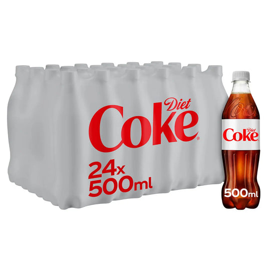 Diet Coke Bottles 24x500ml - NWT FM SOLUTIONS - YOUR CATERING WHOLESALER