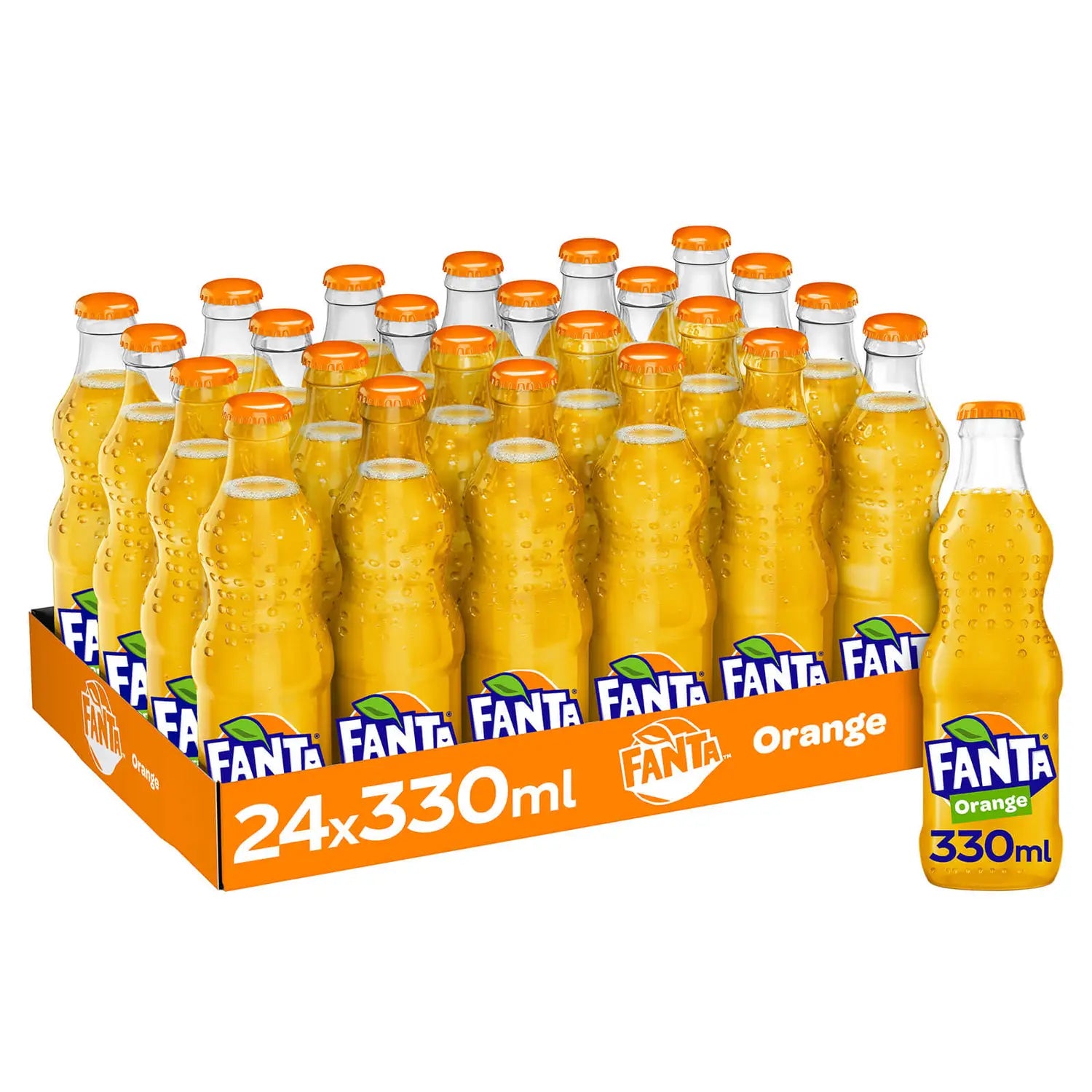 Fanta Orange Glass Bottles 24x330ml Nwt Fm Solutions Your Catering Wholesaler Nwt Fm Solutions