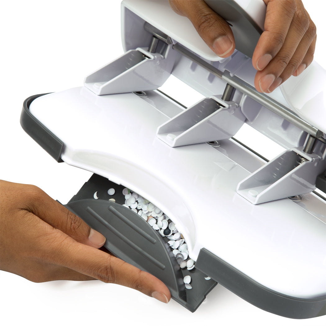 Rapesco ALU 40 4 Hole Punch Heavy Duty Metal 40 Sheet White - 1324