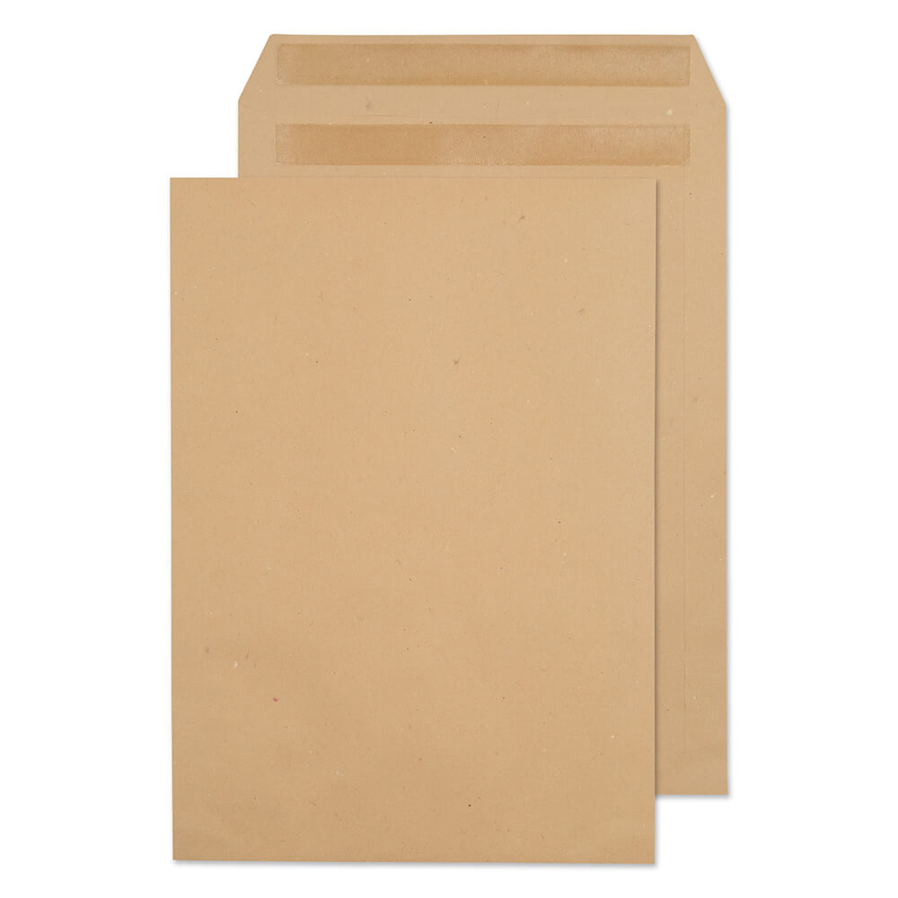 ValueX Pocket Envelope C4 Self Seal Plain 90gsm 80% Recycled Manilla (Pack 250) - 13878 - NWT FM SOLUTIONS - YOUR CATERING WHOLESALER