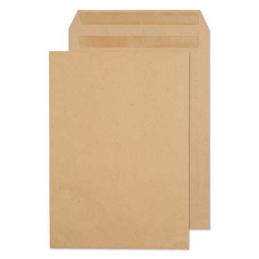 ValueX Pocket Envelope C4 Self Seal Plain 90gsm 80% Recycled Manilla (Pack 250) - 13878 - NWT FM SOLUTIONS - YOUR CATERING WHOLESALER