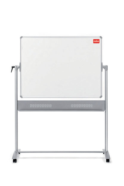 Nobo Mobile Combination Grey Felt/Magnetic Whiteboard Aluminium Frame 900x1200mm 1901043