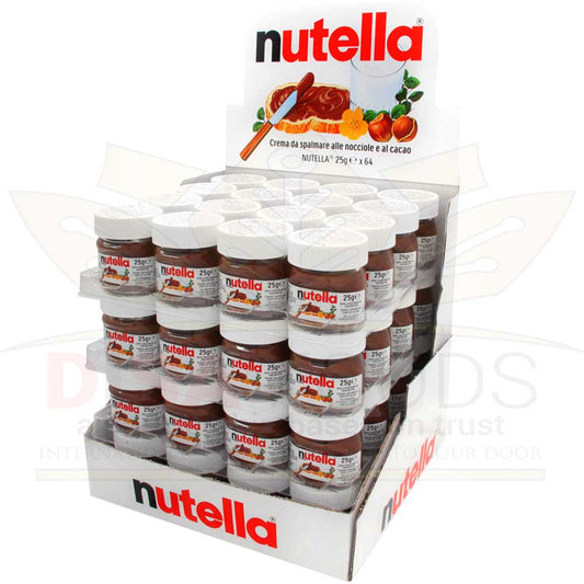 Nutella Jar 25g - NWT FM SOLUTIONS - YOUR CATERING WHOLESALER