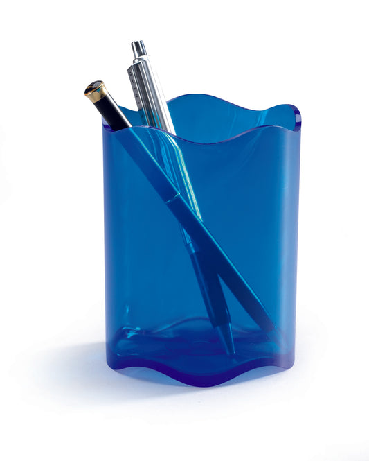 Durable Vivid Trend Pen Pot Plastic Blue - 1701235540 - NWT FM SOLUTIONS - YOUR CATERING WHOLESALER