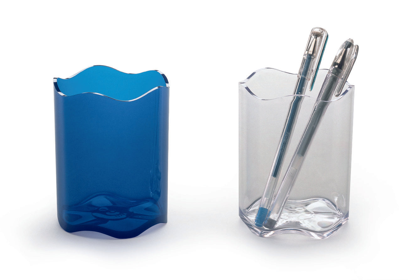 Durable Vivid Trend Pen Pot Plastic Blue - 1701235540