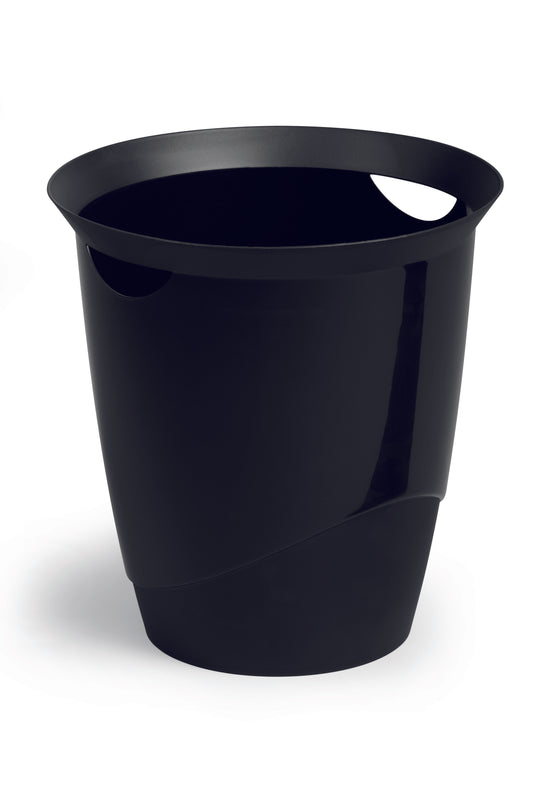 Durable Waste Bin Trend 16 Litres Black - 1701710060 - NWT FM SOLUTIONS - YOUR CATERING WHOLESALER