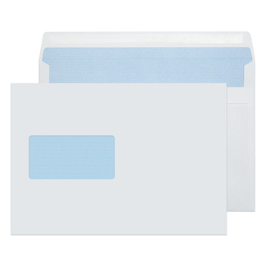 Blake Purely Everyday Wallet Envelope C5 Self Seal Window 90gsm White (Pack 500) - 1708 - NWT FM SOLUTIONS - YOUR CATERING WHOLESALER