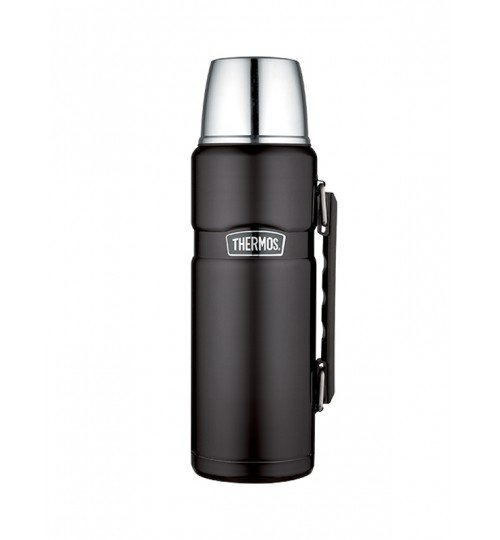 Thermos S/S Matt Black Flask 1.2 Litre - NWT FM SOLUTIONS - YOUR CATERING WHOLESALER