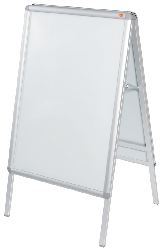 Nobo A Board Snap Frame Poster Display A1 Aluminium Frame Plastic Front Silver 1902206 - NWT FM SOLUTIONS - YOUR CATERING WHOLESALER