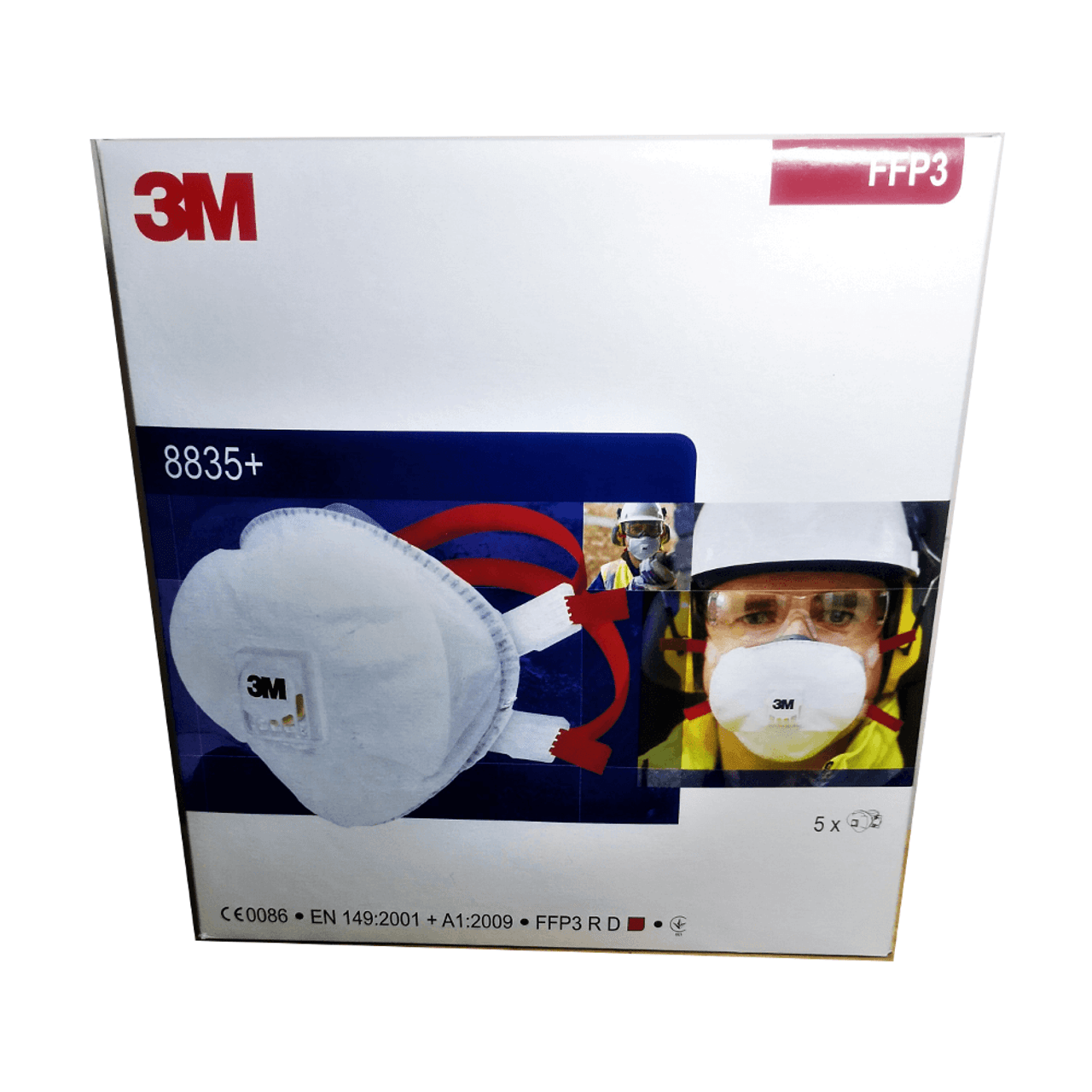 3M Premium Adjustable Strap Respirator (8835+)