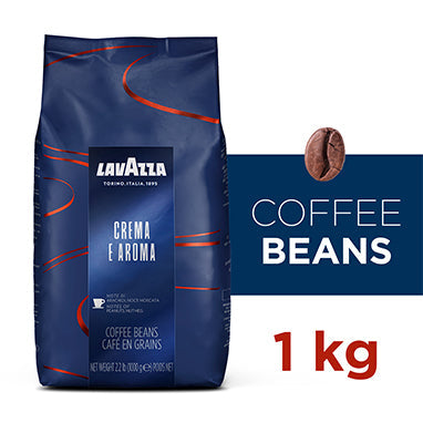 Lavazza Crema Aroma (Blue) Coffee Beans 1kg - NWT FM SOLUTIONS - YOUR CATERING WHOLESALER