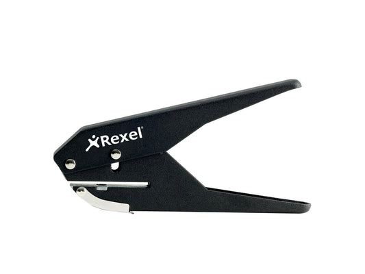 Rexel S120 1 Hole Punch Metal 20 Sheet Black 20120041 - NWT FM SOLUTIONS - YOUR CATERING WHOLESALER