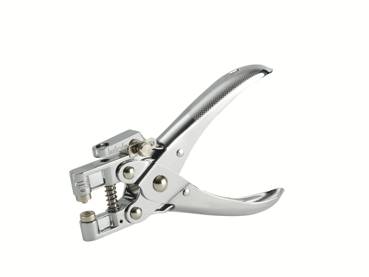 Rexel 950 Eyeletter and Punch Metal 13mm Depth Chrome 20220049 - NWT FM SOLUTIONS - YOUR CATERING WHOLESALER