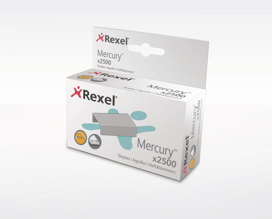 Rexel Mercury Heavy Duty Staples (Pack 2500) 2100928 - NWT FM SOLUTIONS - YOUR CATERING WHOLESALER
