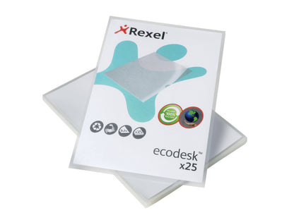 Rexel Cut Flush Folder Recycled Polypropylene A4 160 Micron Clear (Pack 25) 2102243