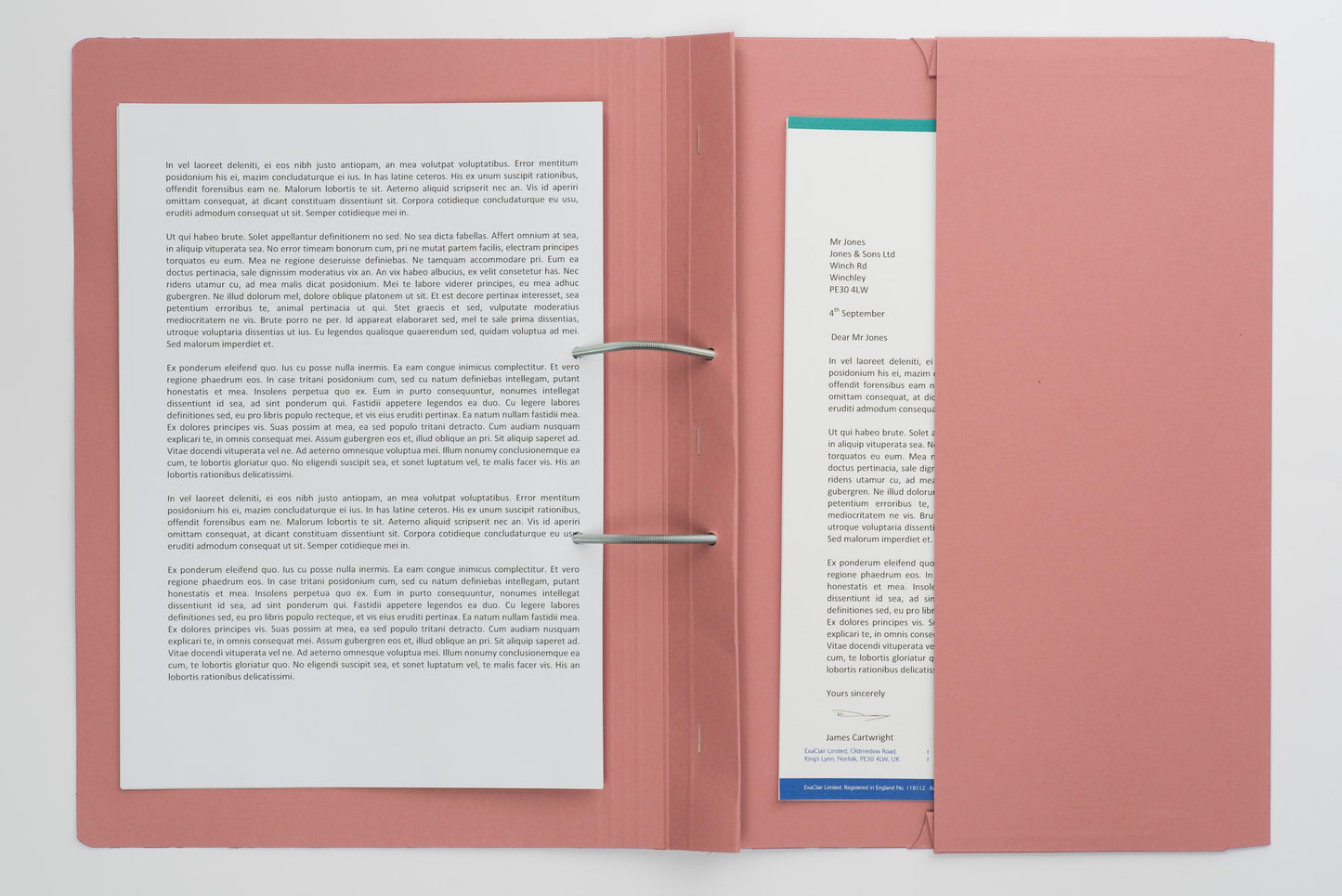 Guildhall Spring Pocket Transfer File Manilla Foolscap 315gsm Pink (Pack 25) - 211/9064Z - NWT FM SOLUTIONS - YOUR CATERING WHOLESALER
