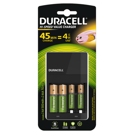 Duracell CEF14 4 Hour Charger - NWT FM SOLUTIONS - YOUR CATERING WHOLESALER