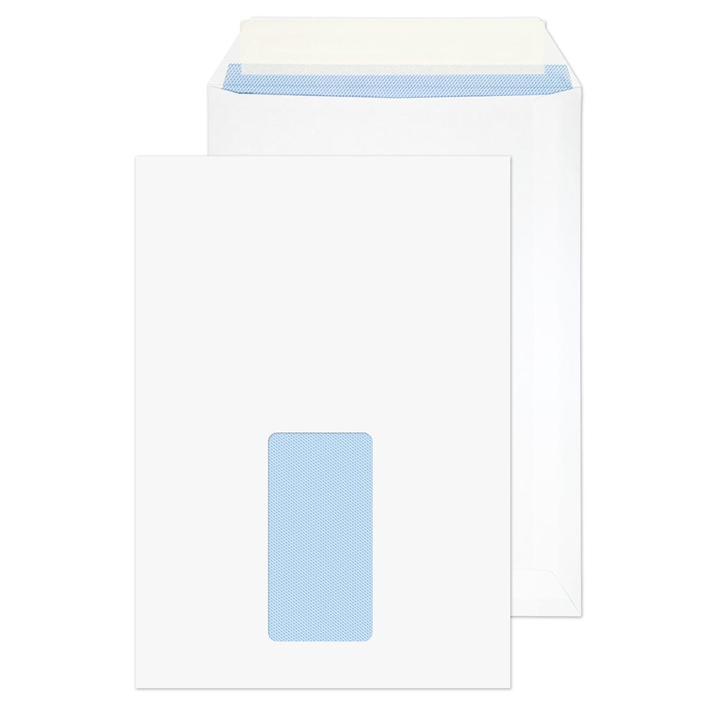 ValueX Pocket Envelope C5 Peel and Seal Window 100gsm White (Pack 500) - 23084 - NWT FM SOLUTIONS - YOUR CATERING WHOLESALER