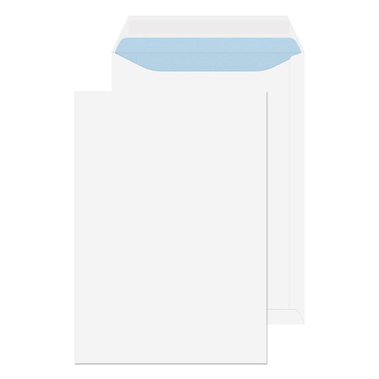 ValueX Pocket Envelope C4 Peel and Seal Plain 100gsm White (Pack 250) - 23891 - NWT FM SOLUTIONS - YOUR CATERING WHOLESALER