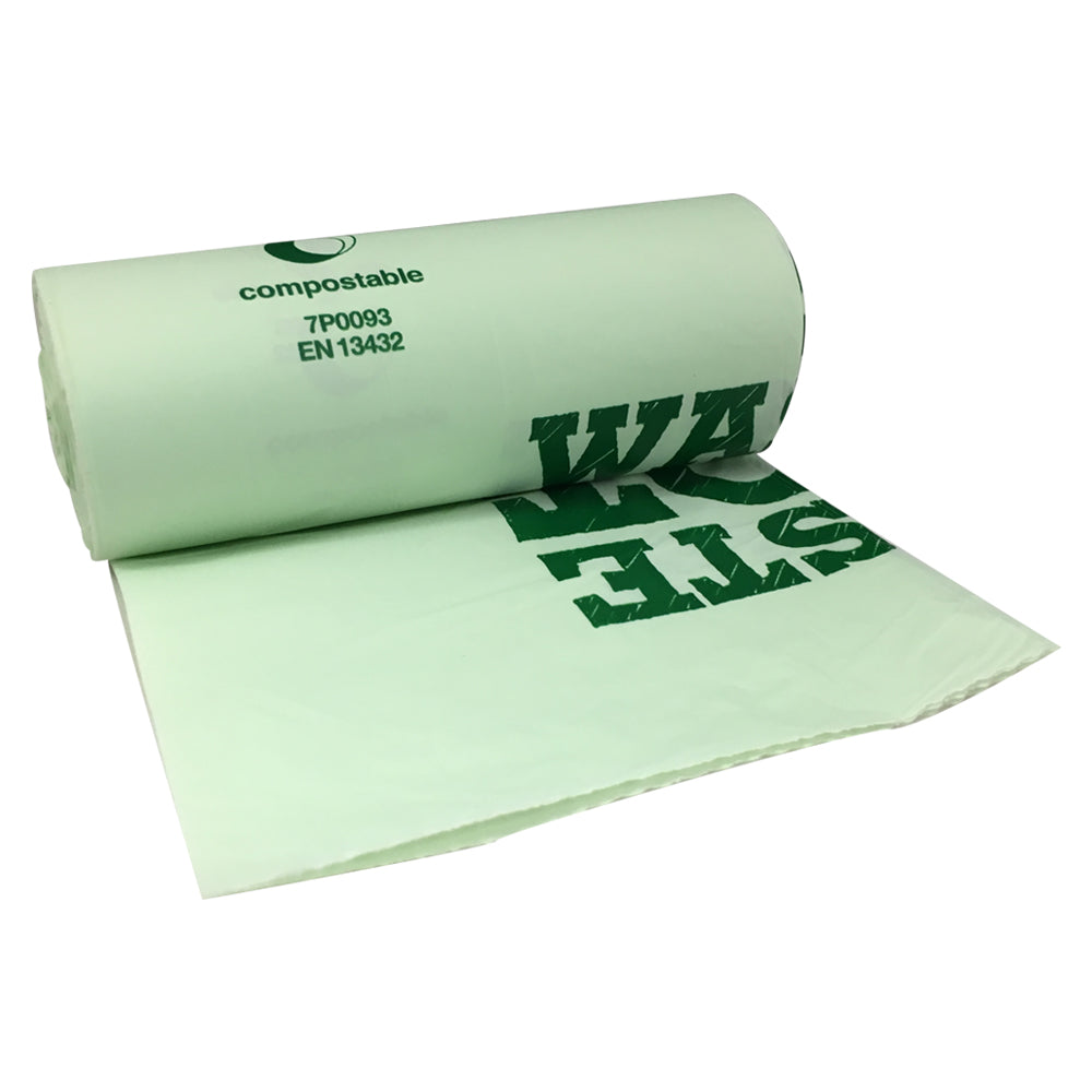 Compostable Biodegradable Food Waste Bin Liner 10 Litre Pack 24's