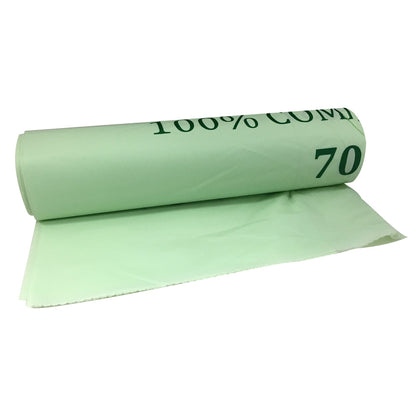 Compostable Biodegradable Bin Liner 70 Litre Pack 10's