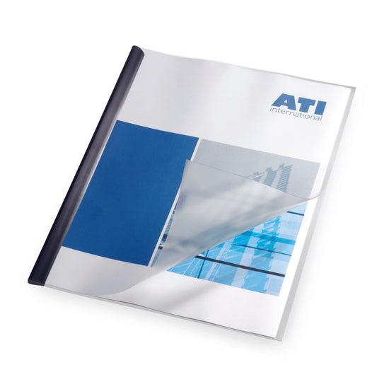 Durable Report Covers Polypropylene A3 Folded To A4 Clear (Pack 50) 293919 - NWT FM SOLUTIONS - YOUR CATERING WHOLESALER