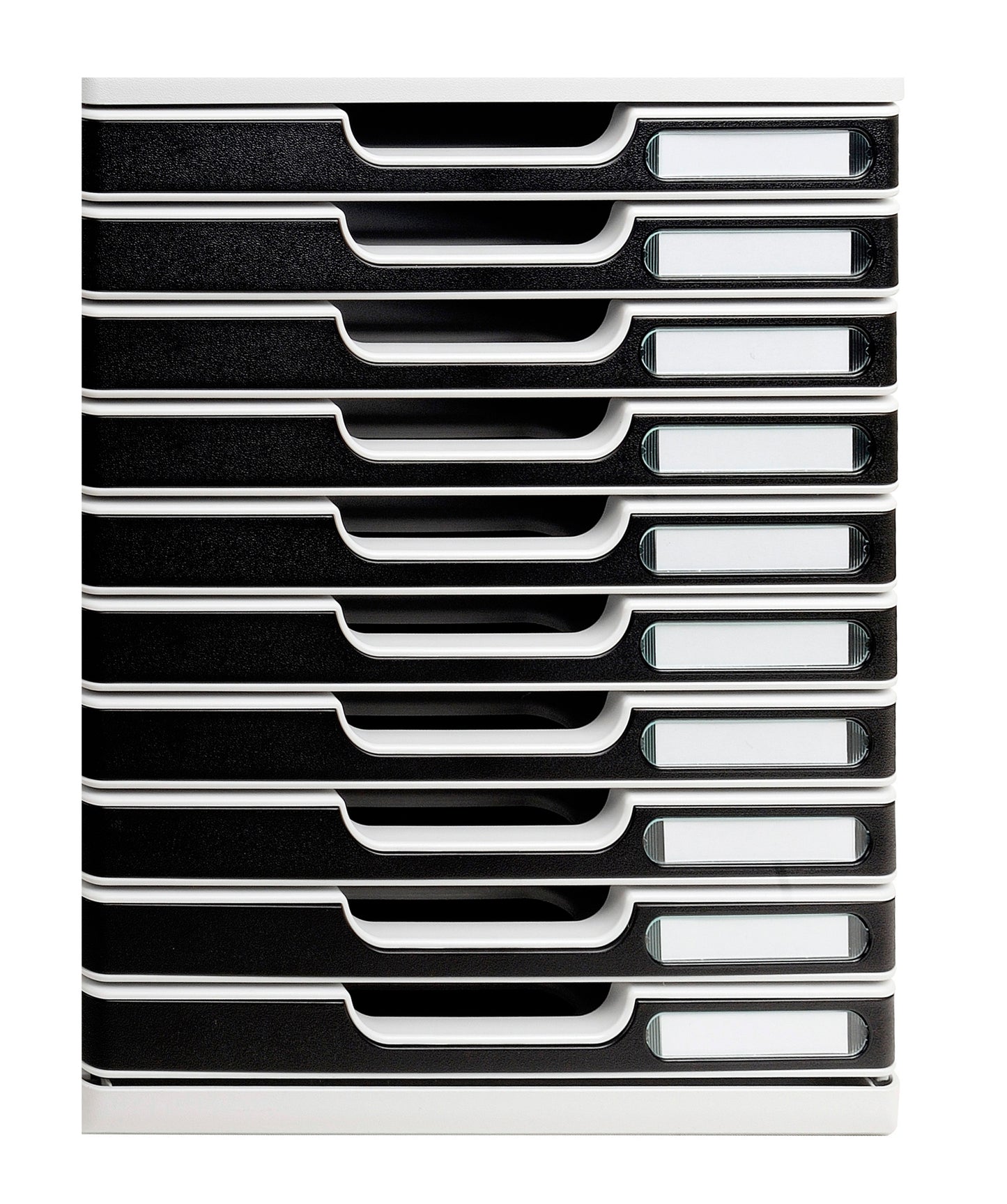 Exacompta Multidrawer System 10 x 26mm Drawers Light Grey/Black 350x288x320mm 302014D