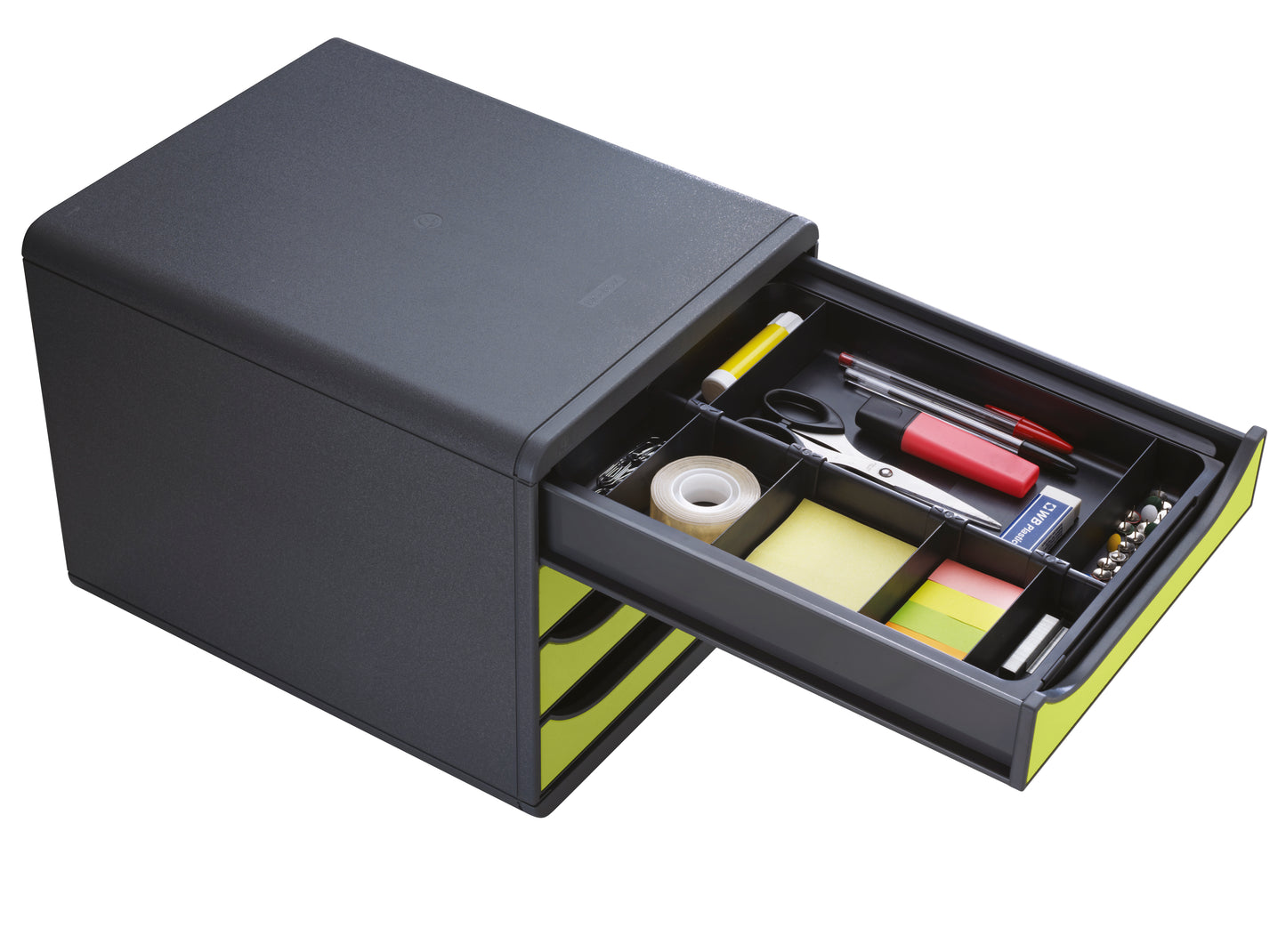 Exacompta ECOBlack Drawer Organiser Black - 316014D