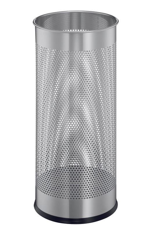 Durable Umbrella Stand Metal Perforated 285 Litre Silver 335023 - NWT FM SOLUTIONS - YOUR CATERING WHOLESALER