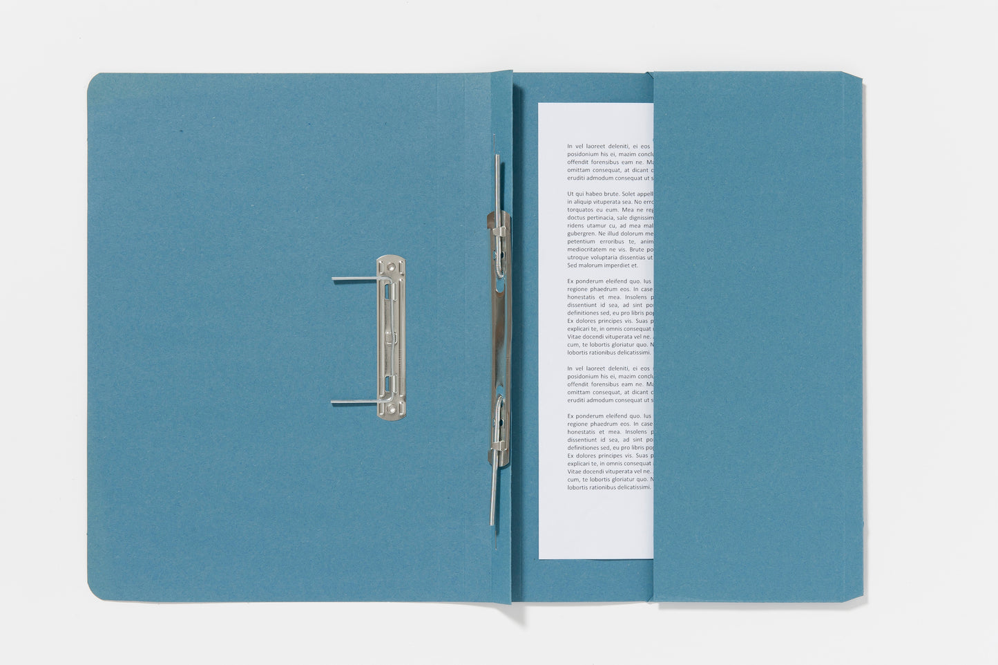 Guildhall Spring Pocket Transfer File Manilla Foolscap 285gsm Blue (Pack 25) - 347-BLUZ - NWT FM SOLUTIONS - YOUR CATERING WHOLESALER