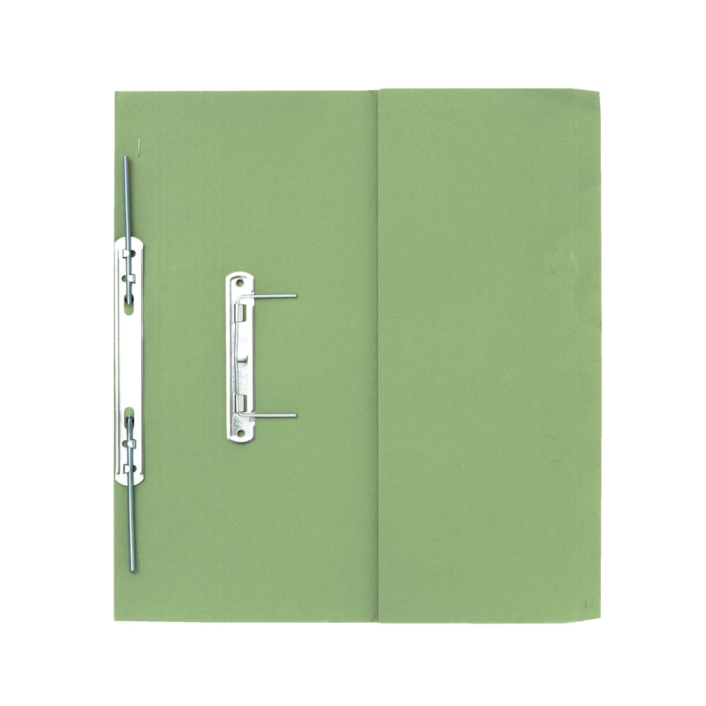 Guildhall Transfer Spring Transfer File Manilla Foolscap 315gsm Green (Pack 25) - 349-GRNZ