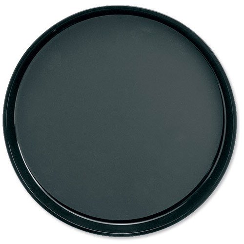 Fixtures 40.5cm/16inch Black Plastic Round Tray - NWT FM SOLUTIONS - YOUR CATERING WHOLESALER