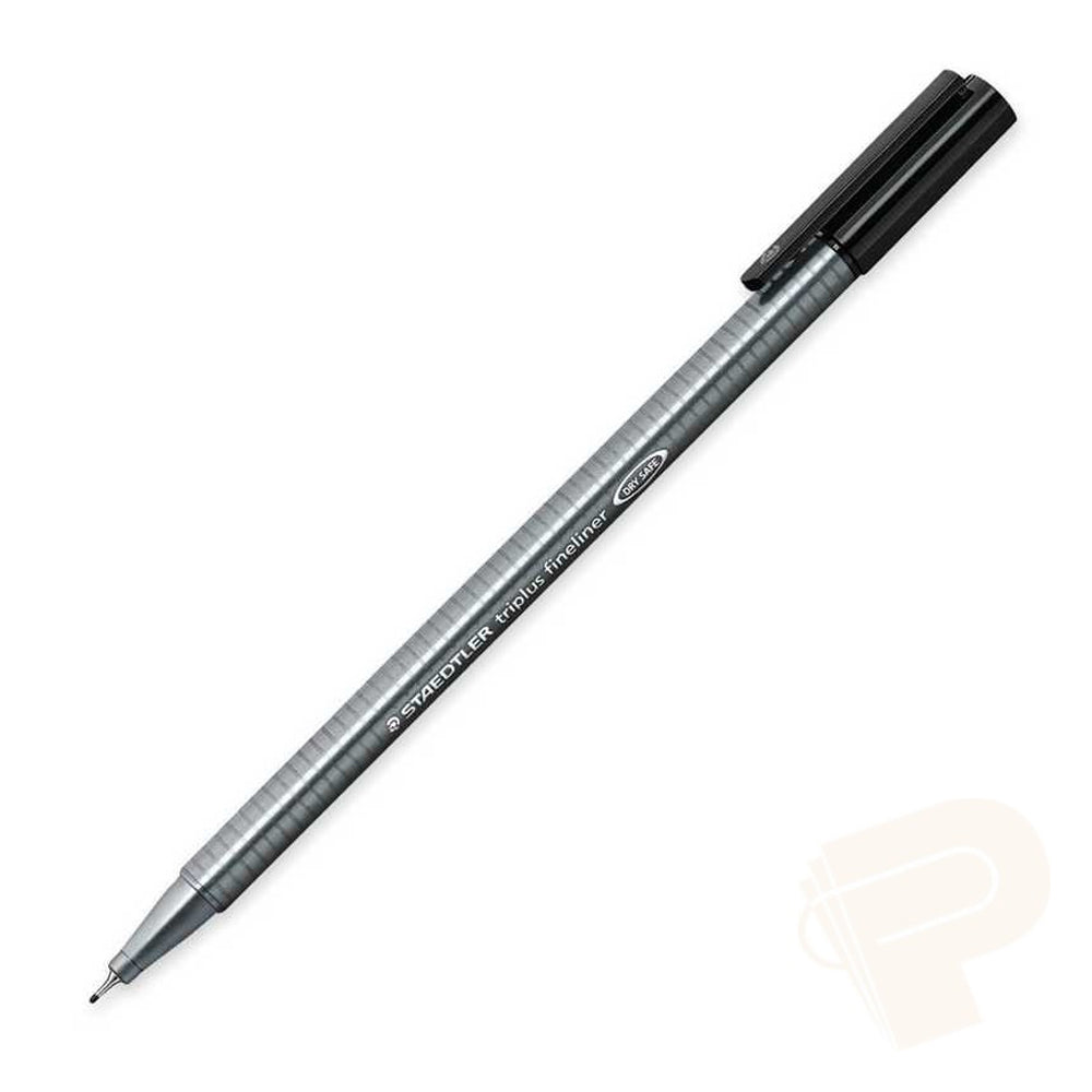 Staedtler Triplus Fineliner Black 0.3mm Line 10's - NWT FM SOLUTIONS - YOUR CATERING WHOLESALER