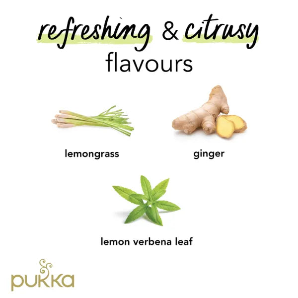 Pukka Tea Lemongrass & Ginger Envelopes 20's