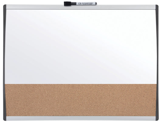 Nobo Combination Board Cork/Magnetic Whiteboard Arched Frame 585x430mm 1903810 - NWT FM SOLUTIONS - YOUR CATERING WHOLESALER