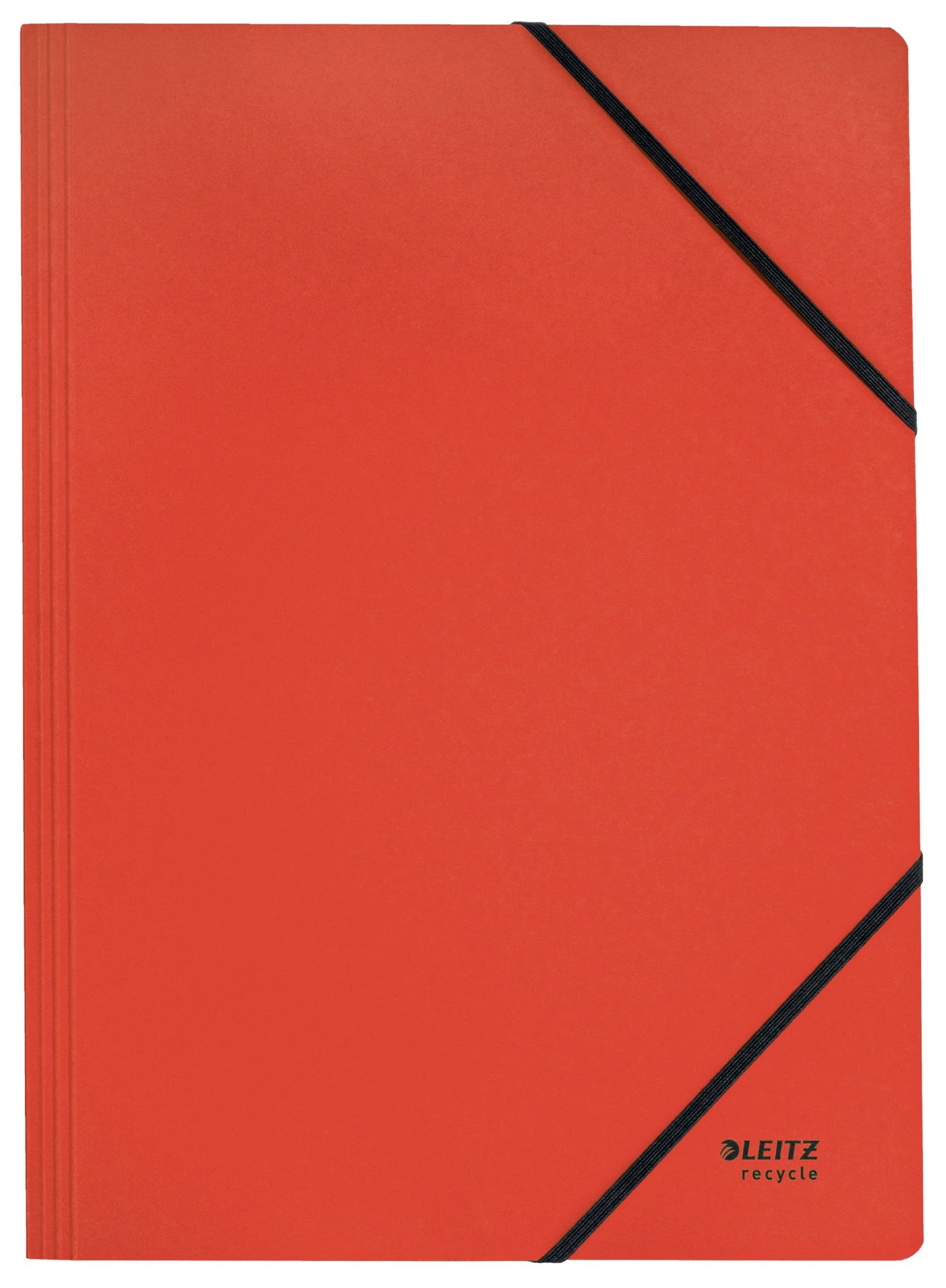 Leitz Recycle Card Folder With Elastic Band Closure A4 Red 39080025 - NWT FM SOLUTIONS - YOUR CATERING WHOLESALER