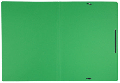 Leitz Recycle Card Folder With Elastic Band Closure A4 Green 39080055