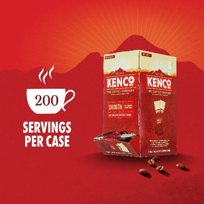 Kenco Smooth Instant Coffee Box of 200 Sticks