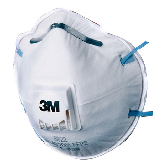 3M Cup-Shaped Respirator Mask (8822) - NWT FM SOLUTIONS - YOUR CATERING WHOLESALER