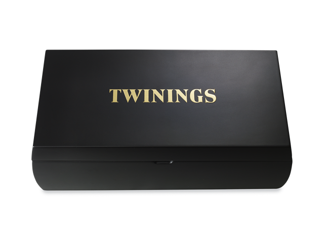 Twinings 8 Compartment Black Display Box (Empty)