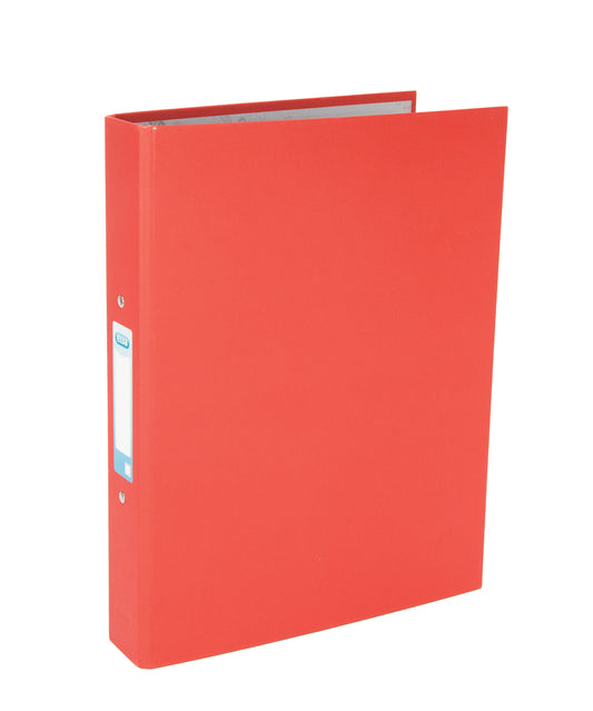 Elba Ring Binder A4+ 25mm Capacity 30mm Spine Paper On Board 2 O-Ring Red (Pack 10) 400033497 - NWT FM SOLUTIONS - YOUR CATERING WHOLESALER